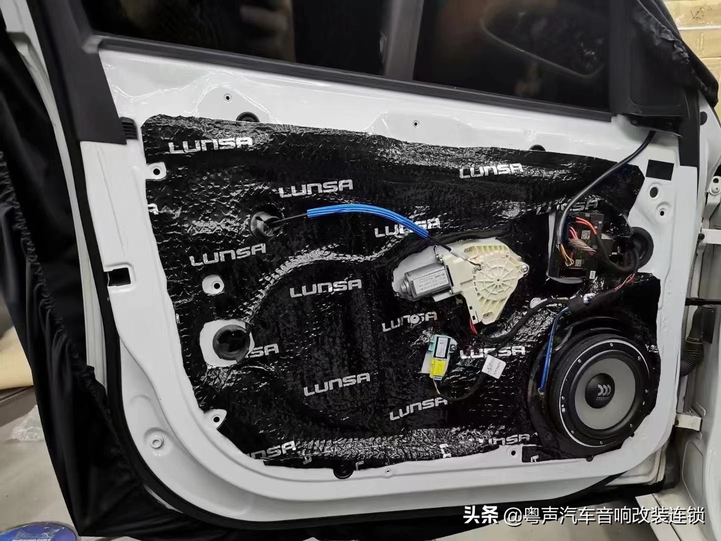 奥迪a4l改装摩雷音响,汽车音响改装奥迪a4l