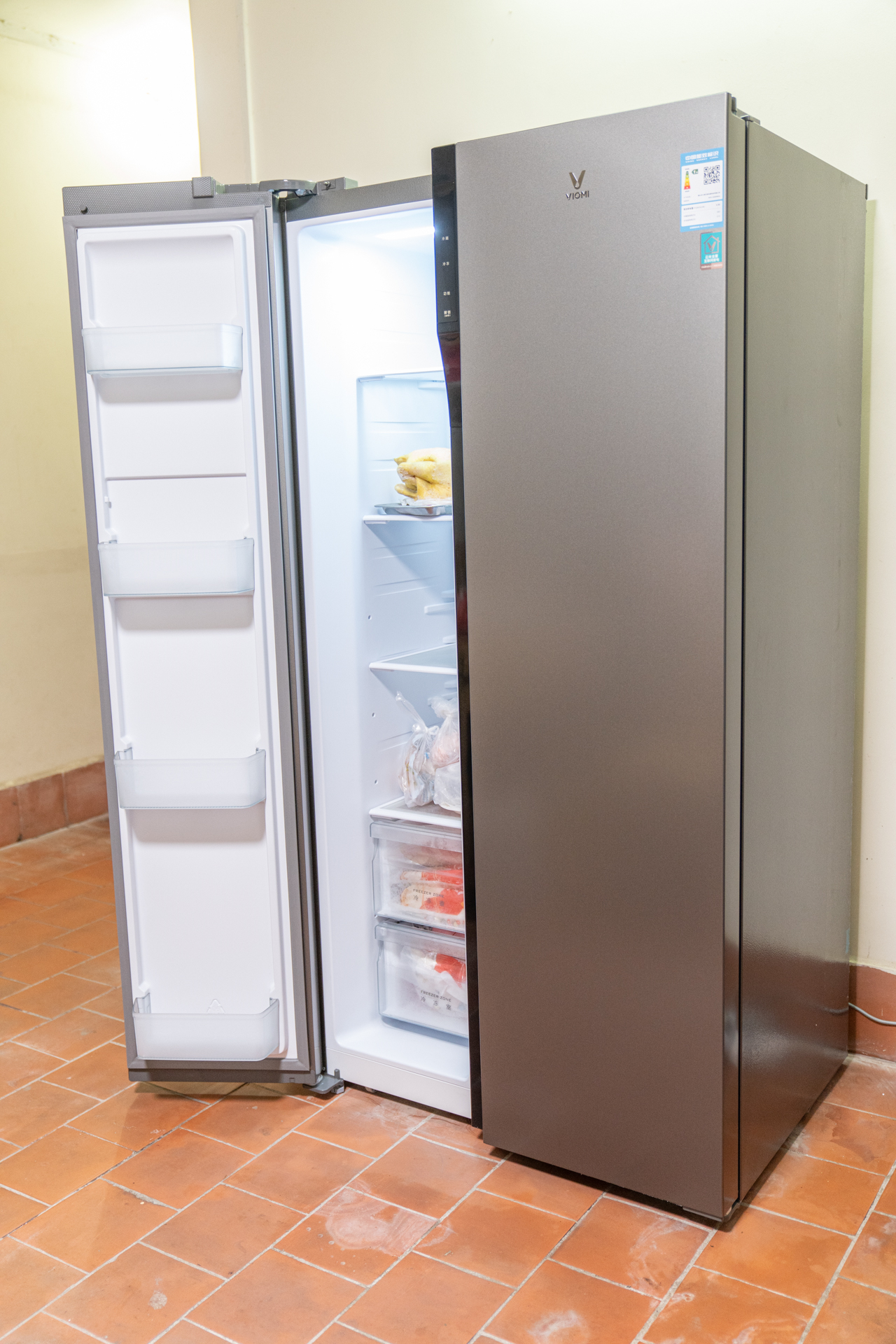 云米一级能效双变频冰箱,云米对开门冰箱598评测