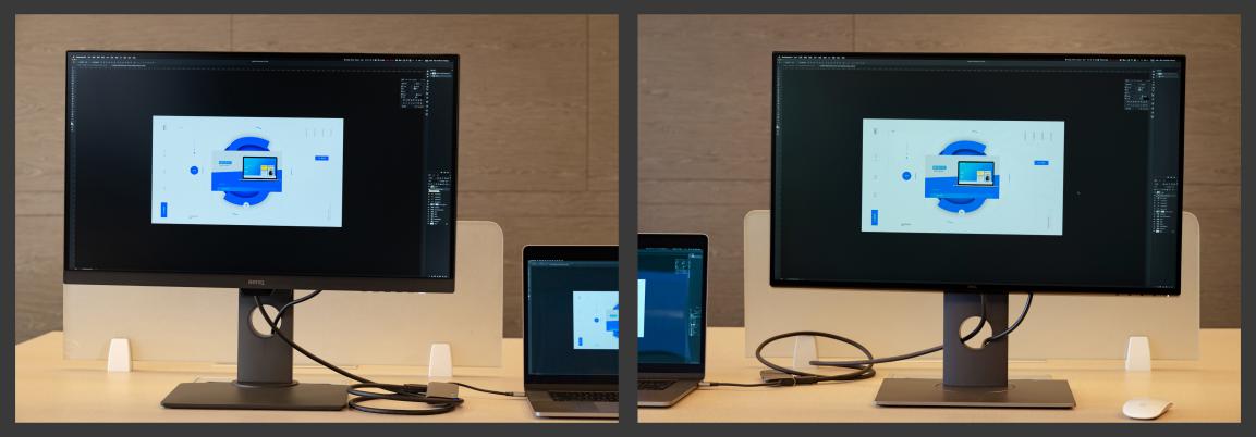 明基显示器2706u视频效果测评,明基显示器pd2700u值得买吗