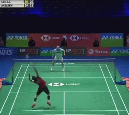 GIF羽毛球技术赏析:李梓嘉,“远网决胜”时代的灯塔