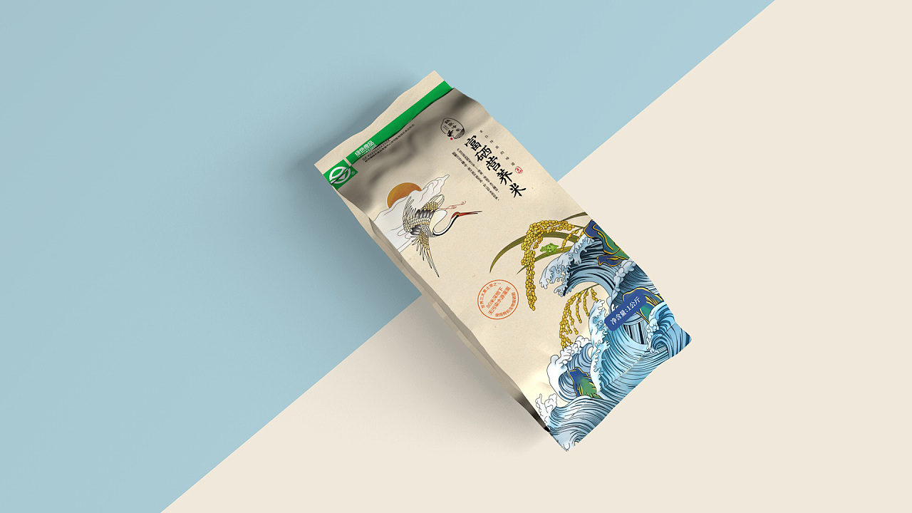 高端大气的大米包装,最高档的大米包装