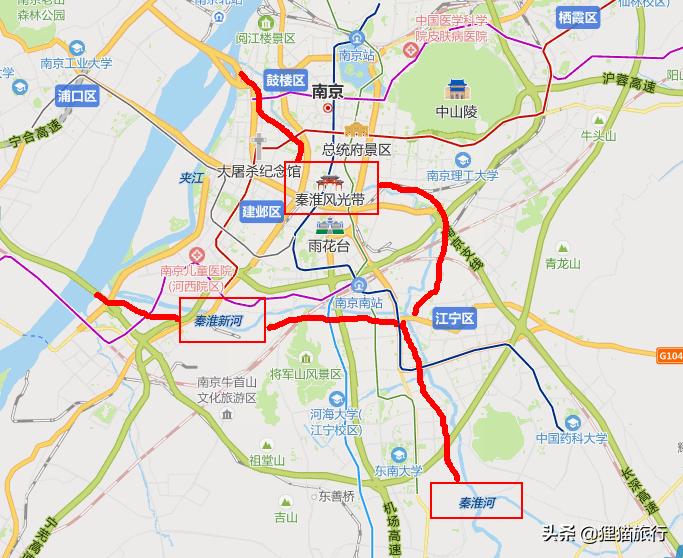 南京的秦淮河,秦淮河南京的秦淮河