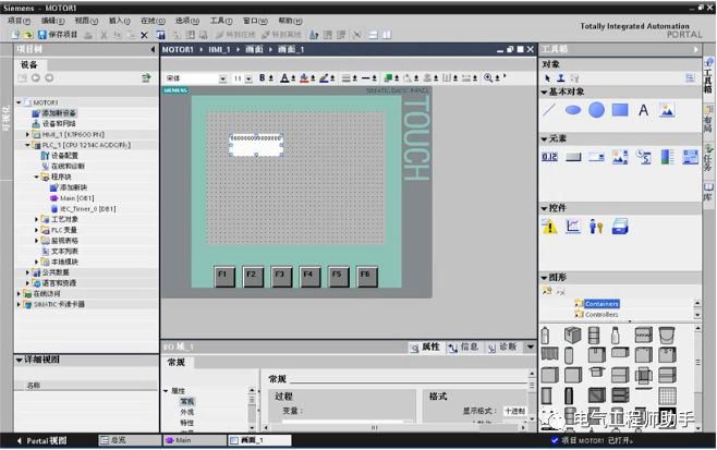 西门子1200plc与hmi连接通信,西门子tp1200与plc通讯怎么设置