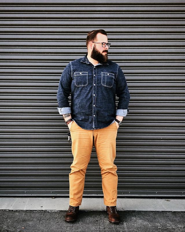 潮流推荐｜高大威猛的男人怎么穿？胖人也能穿出阿美咔叽范儿