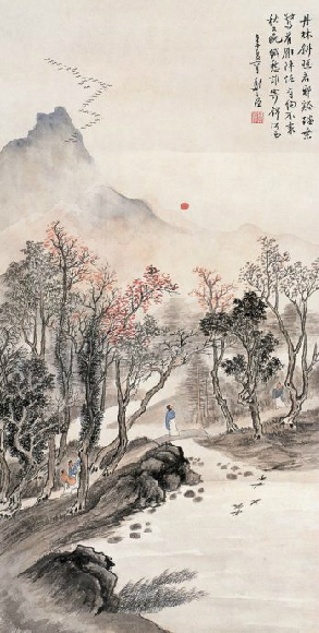 郑午昌书法真迹欣赏,郑午昌花鸟图100幅