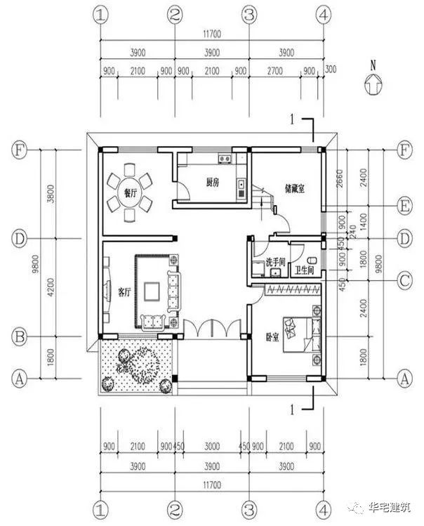 130平2层农村建房设计图15万左右,农村自建房120平方二层图造价15万