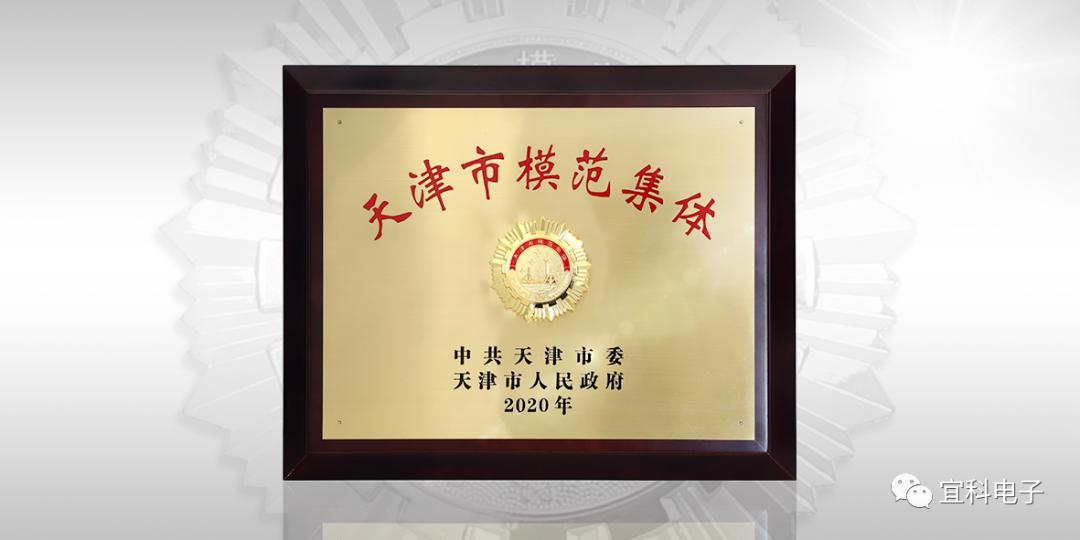 喜讯|宜科信息化软件事业部荣获“天津市模范集体”荣誉称号