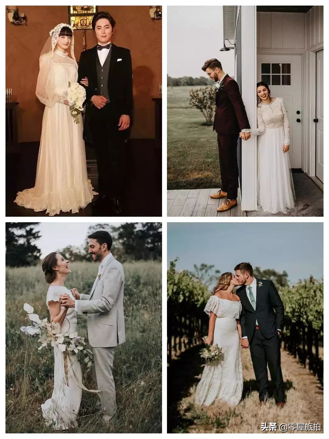 婚纱照穿什么衣服拍好看,拍摄婚纱照哪几个系列好看不过时