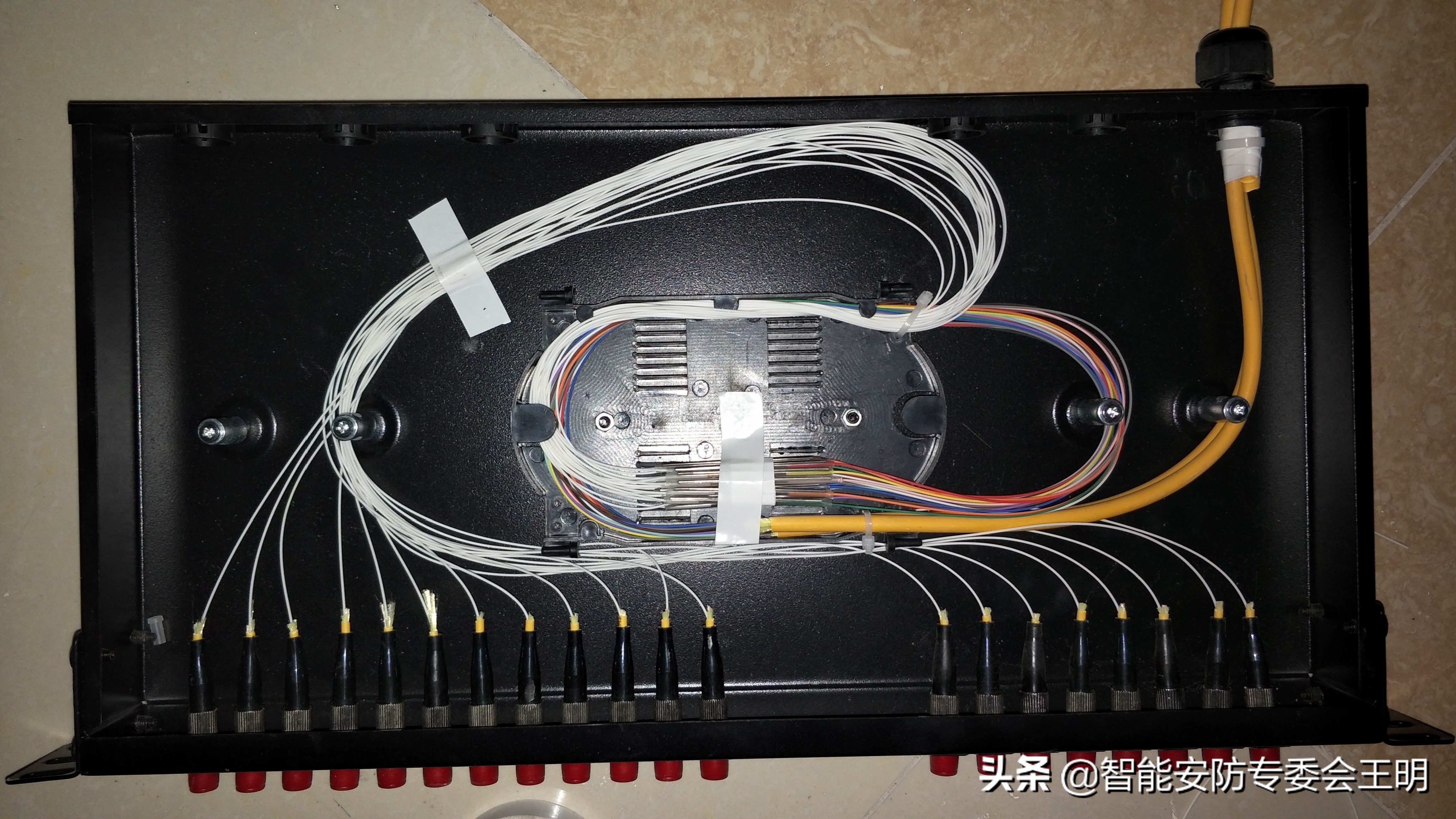 新型光纤熔接施工案例,风电场光纤熔接图纸