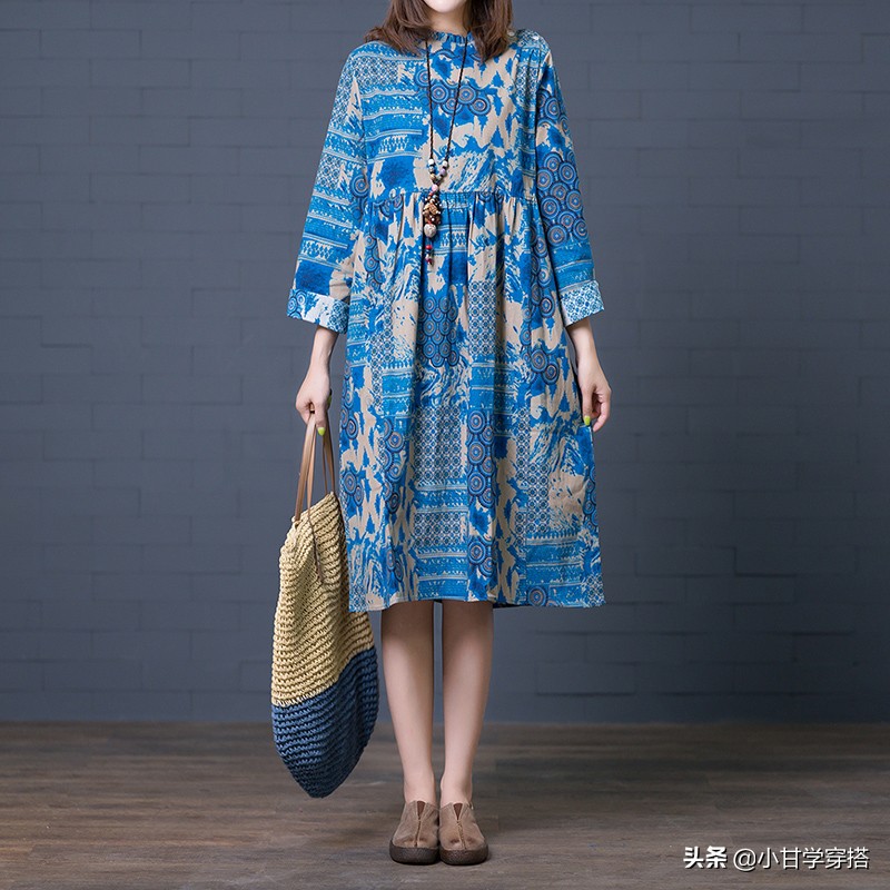 连衣裙显胖怎样改显瘦,胖女遮肚显瘦连衣裙