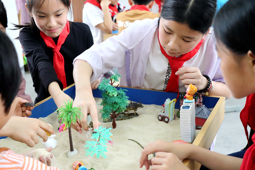 中大互联——“心希望”沙盘进百校之普宁仕林小学