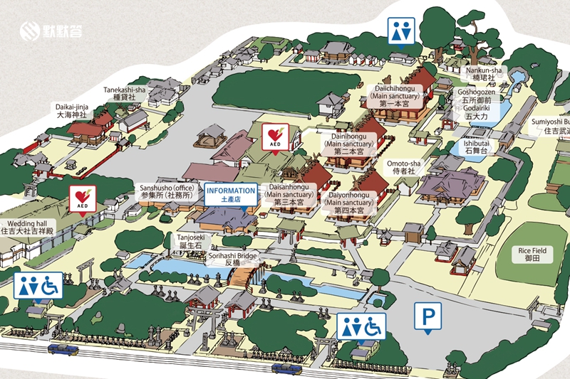 大阪跨年最人气*拜参**景点「住吉大社」，体验传统日本新年习俗