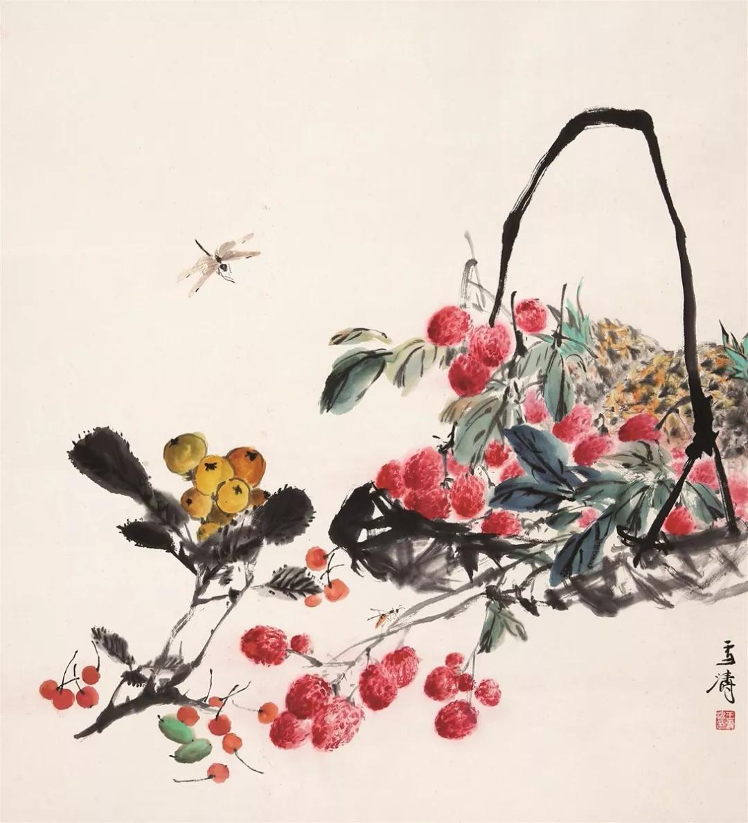 王雪涛小幅真品欣赏,王雪涛花鸟作品小幅