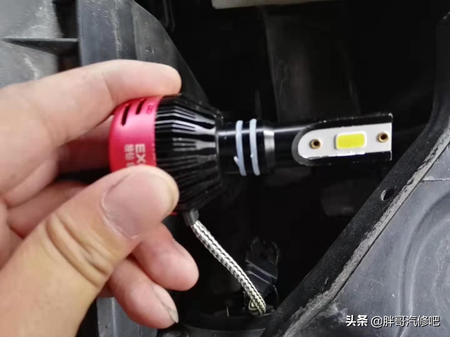 大灯散光不聚光自制透镜,大灯散光且亮度太低