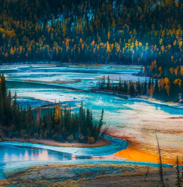 阿勒泰秋天有多美,秋天的新疆阿勒泰太美