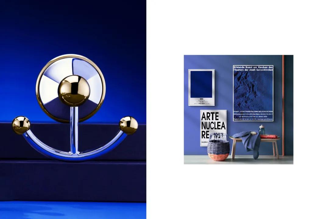 2021大火的克莱因蓝，该用什么浴室挂件搭配？