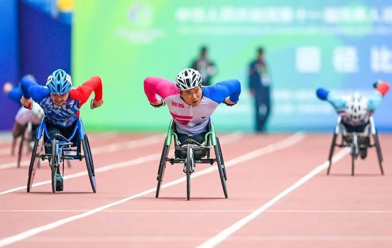 陕西省的夺冠运动员,刷新纪录包揽十大奖项