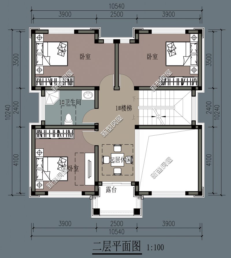 农村什么户型的房子最好,农村建房150平带露台最佳户型