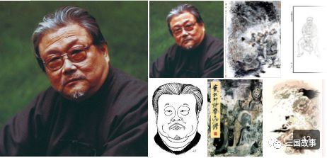 最经典的三国白描画,三国题材水墨画图文