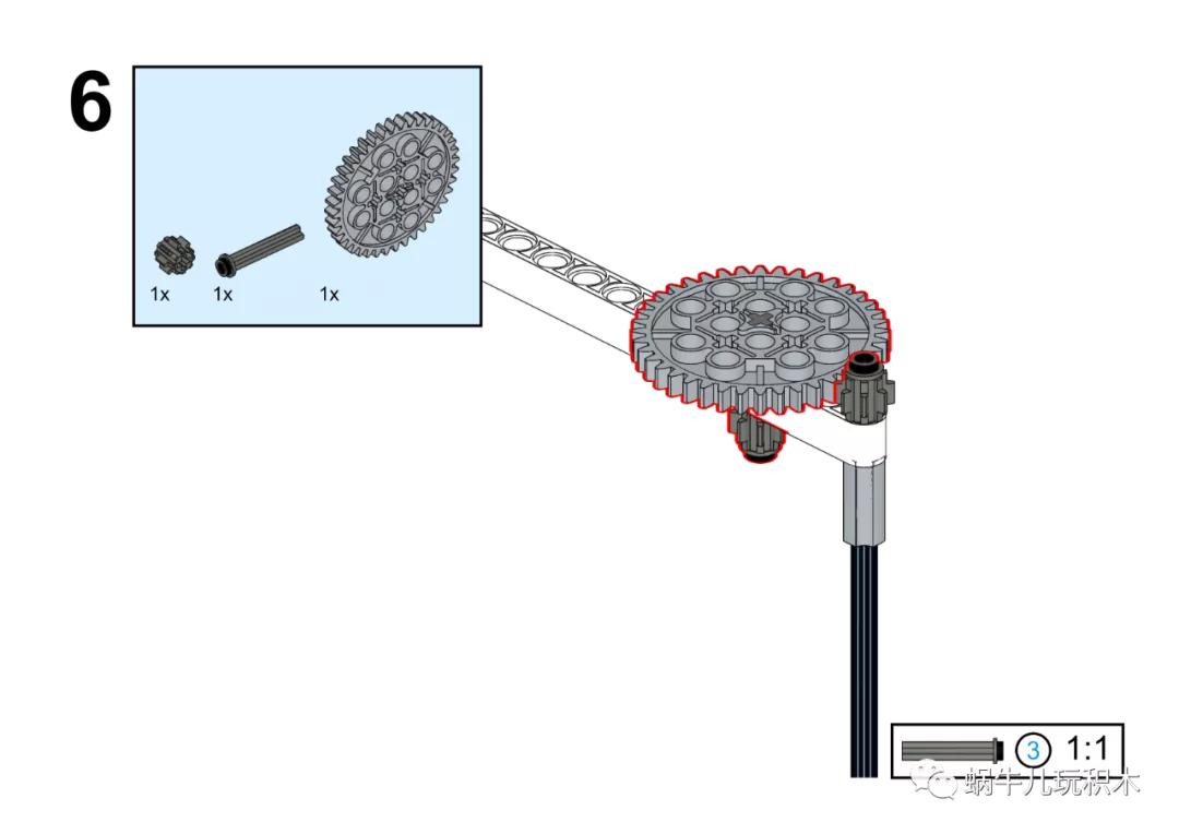 乐高科技组42112搅拌车拼装视频,乐高简单小物件教程