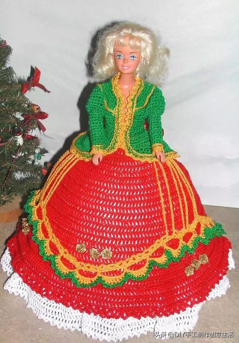 娃娃的衣服怎么钩简单,钩最简单的娃娃衣服教程