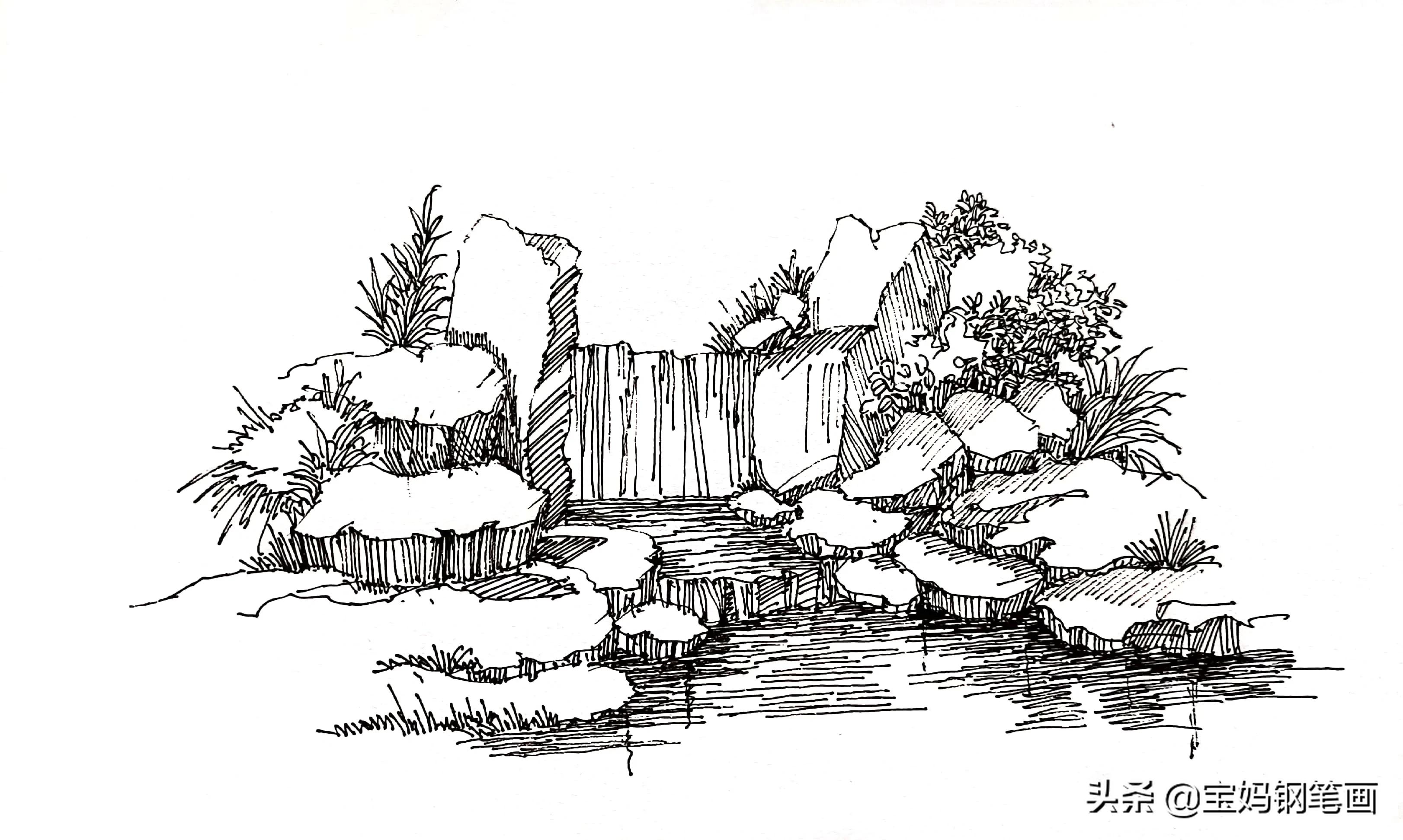 怎样在石头上画出简单好看的画,如何画出石头的质感