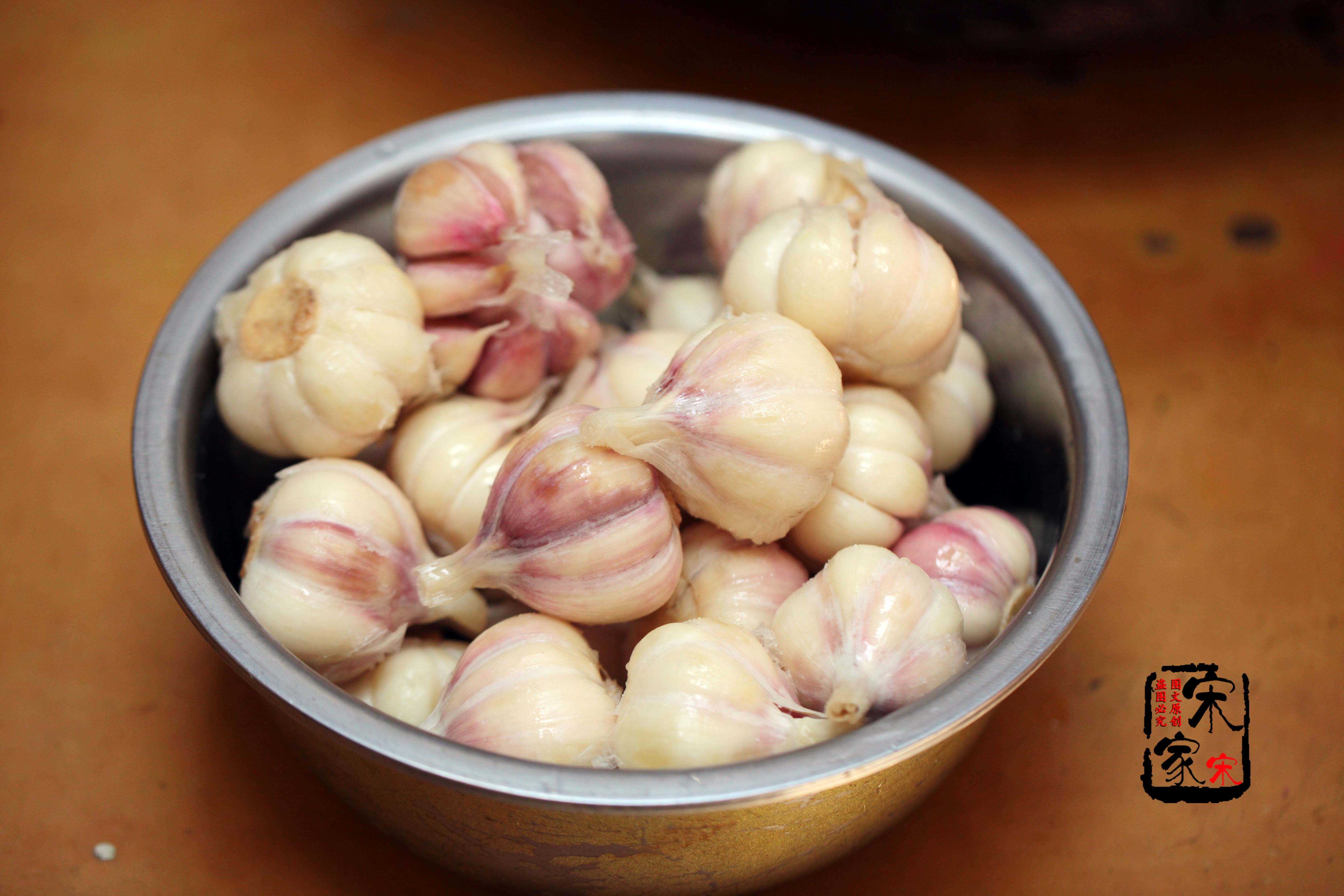 妈妈腌的糖蒜,家庭版糖蒜汁腌蒜