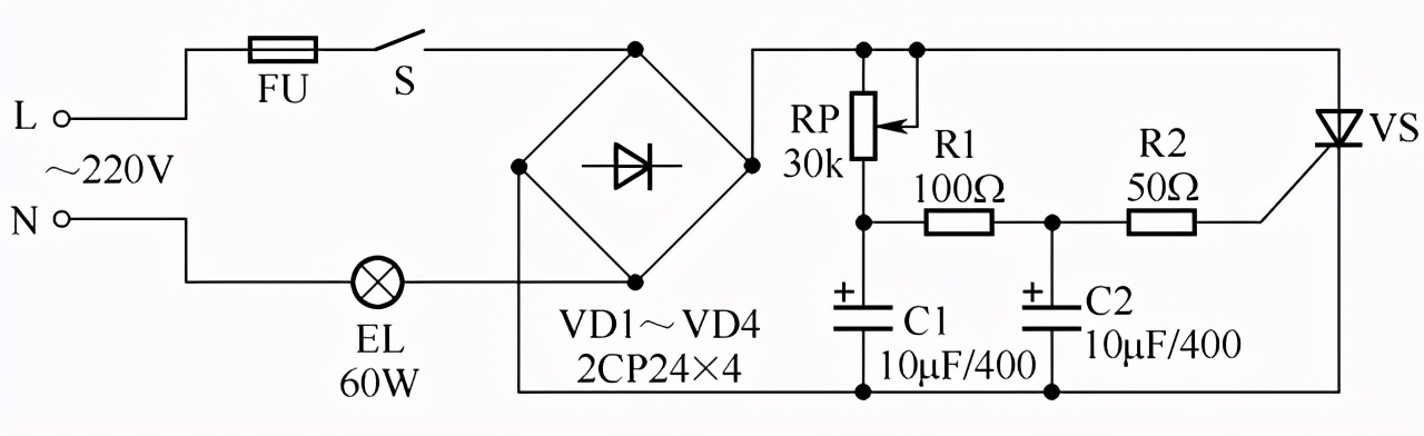 泛光照明控制原理图,线性驱动照明原理图解说明