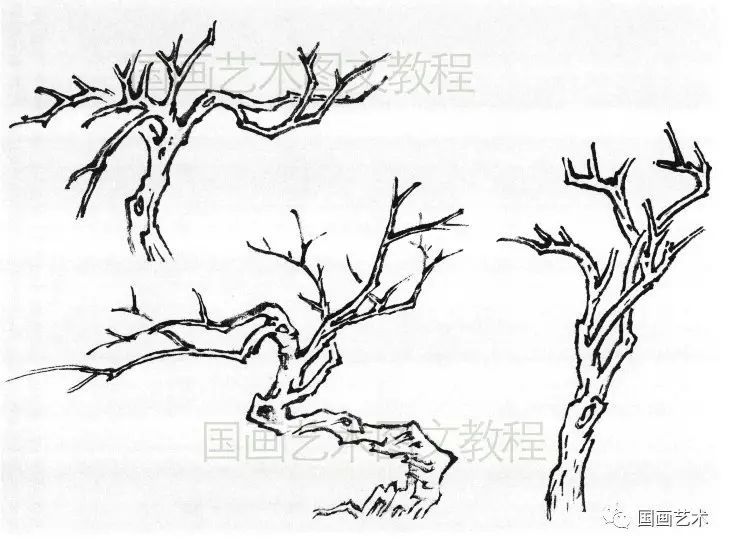 山水画基础技法山石教材,宋元国画山水画基础技法详解