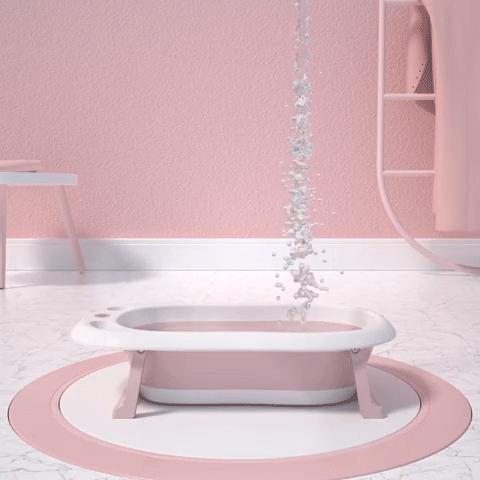 宝宝洗澡一定要买折叠浴盆吗,婴儿折叠浴盆测温计怎么用