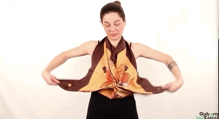 爱马仕丝巾绑法视频,爱马仕丝巾怎么绑好看