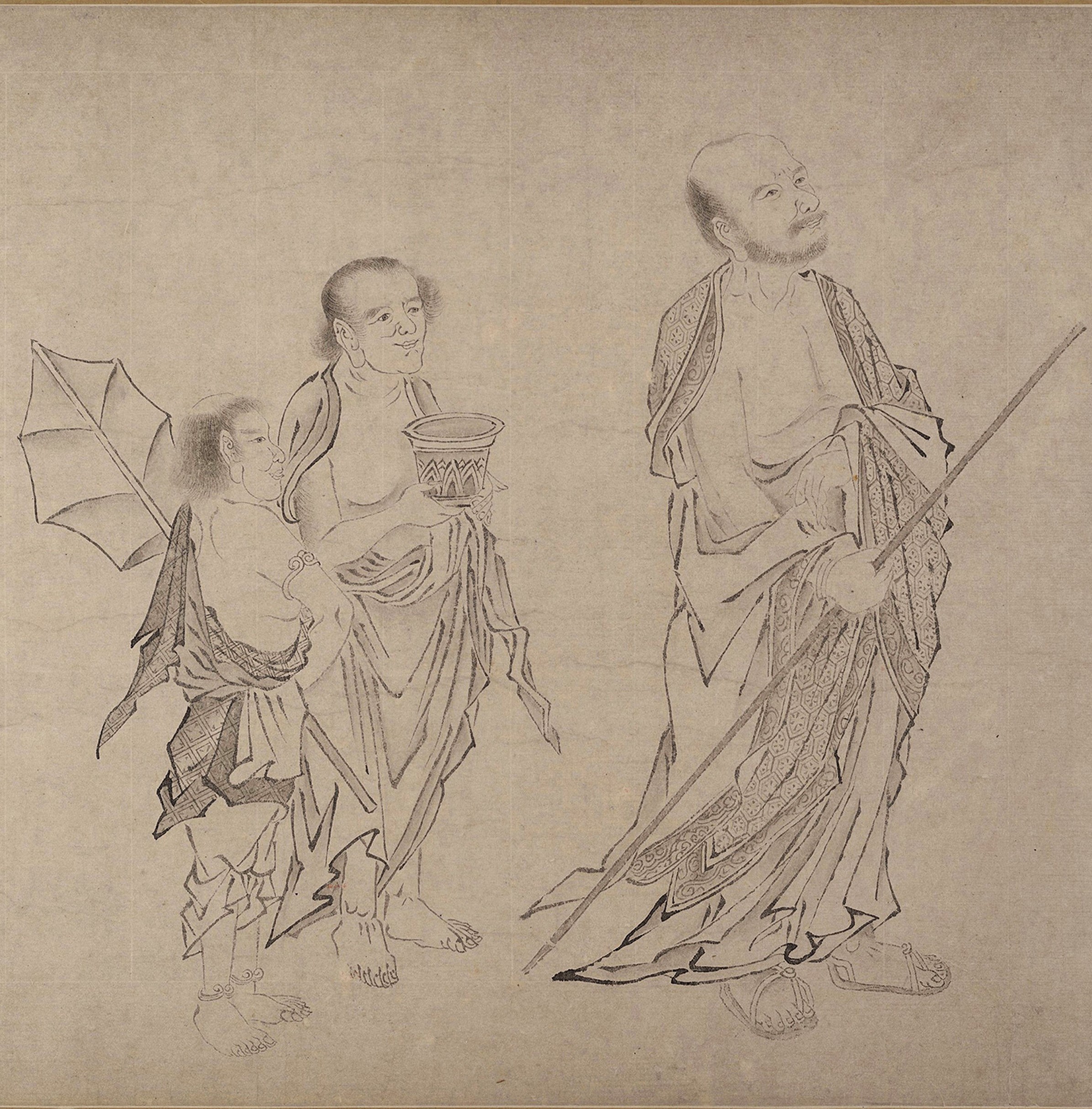 每日说画｜其画佛既有奉佛之虔诚，又有抒写性灵之洒脱