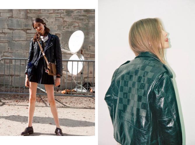 穿上小皮衣，我就是整个办公室最时髦的姑娘！