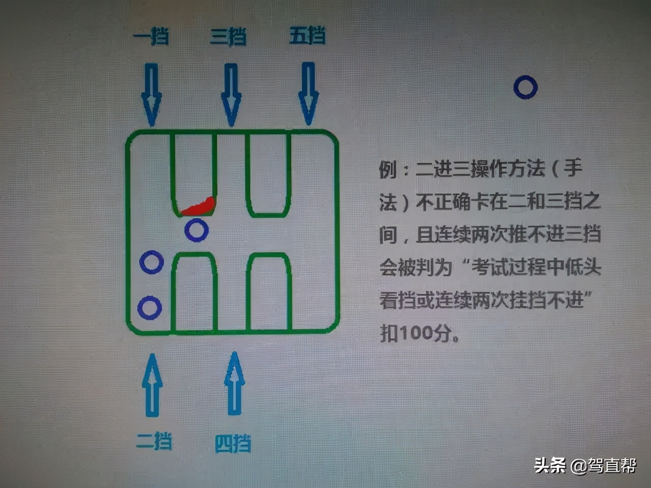 科目三：加减挡位操作图文详解