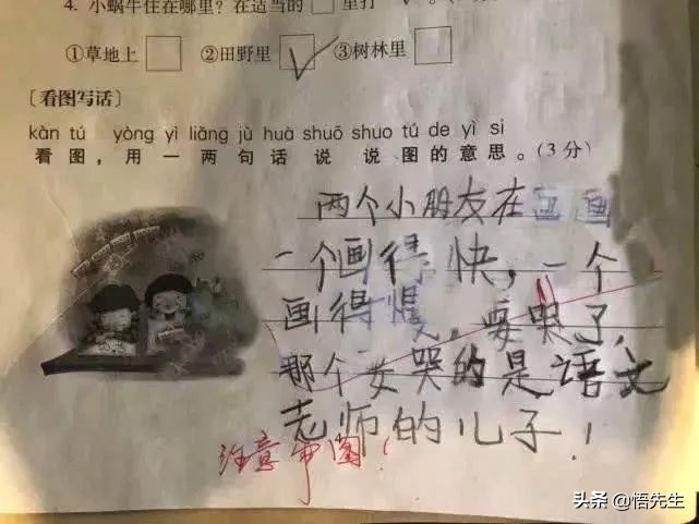 小学生考试填空题有多少人在看,小学生试卷填空题