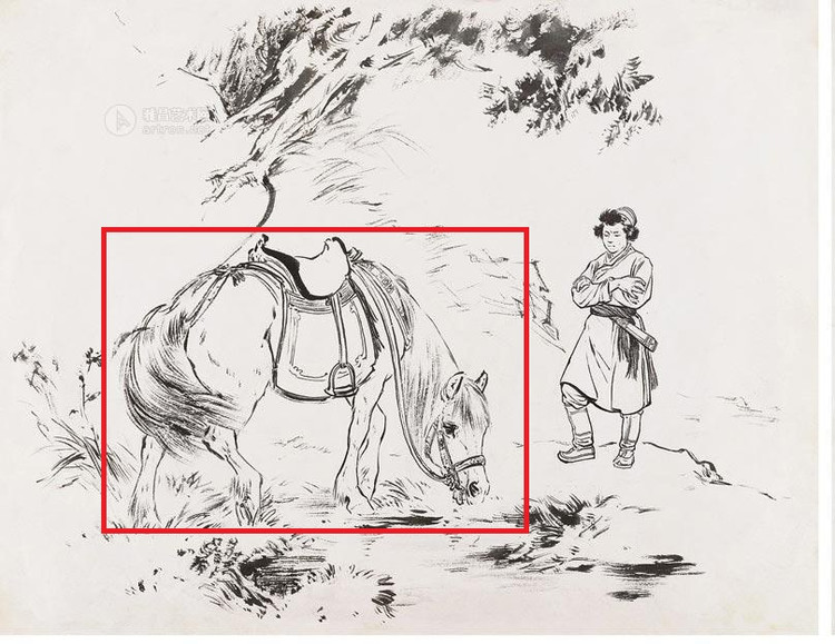 刘继卣骡马图片,刘继卣骡子图