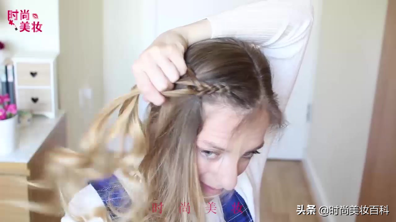 过年马尾辫神仙扎法可爱,学生过年扎的马尾辫