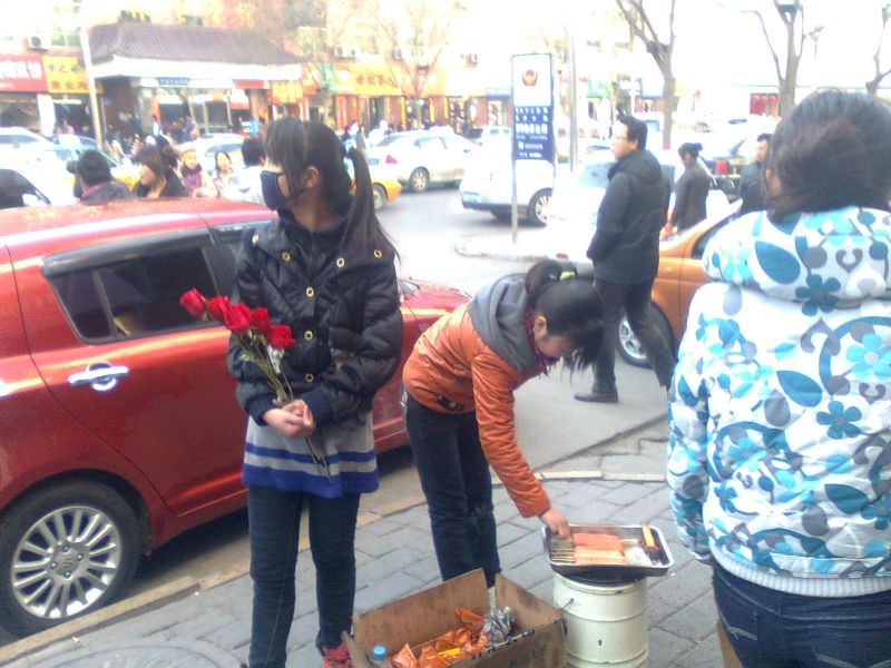 榆林城区街拍,陕西榆林街拍