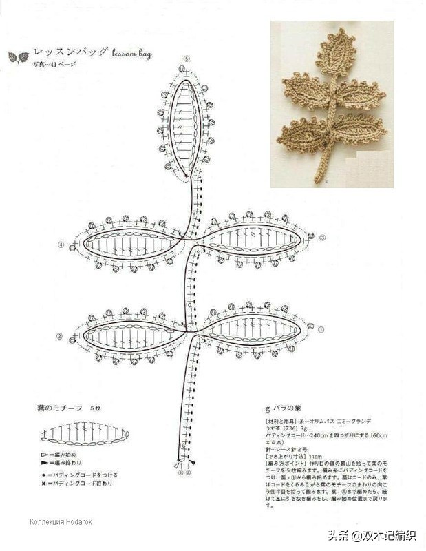 多款漂亮时尚的爱尔兰蕾丝钩花配饰手拿包包，附图解