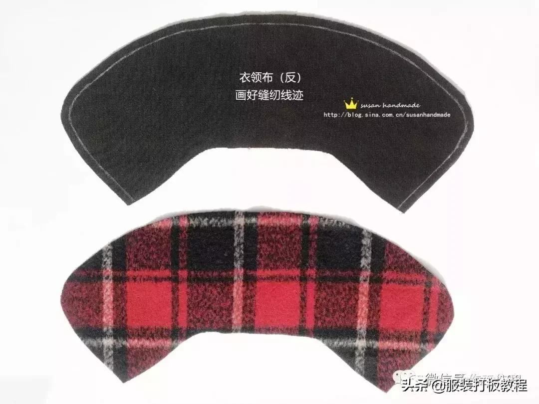 pu拼接呢外套,呢子拼接短款裁剪视频