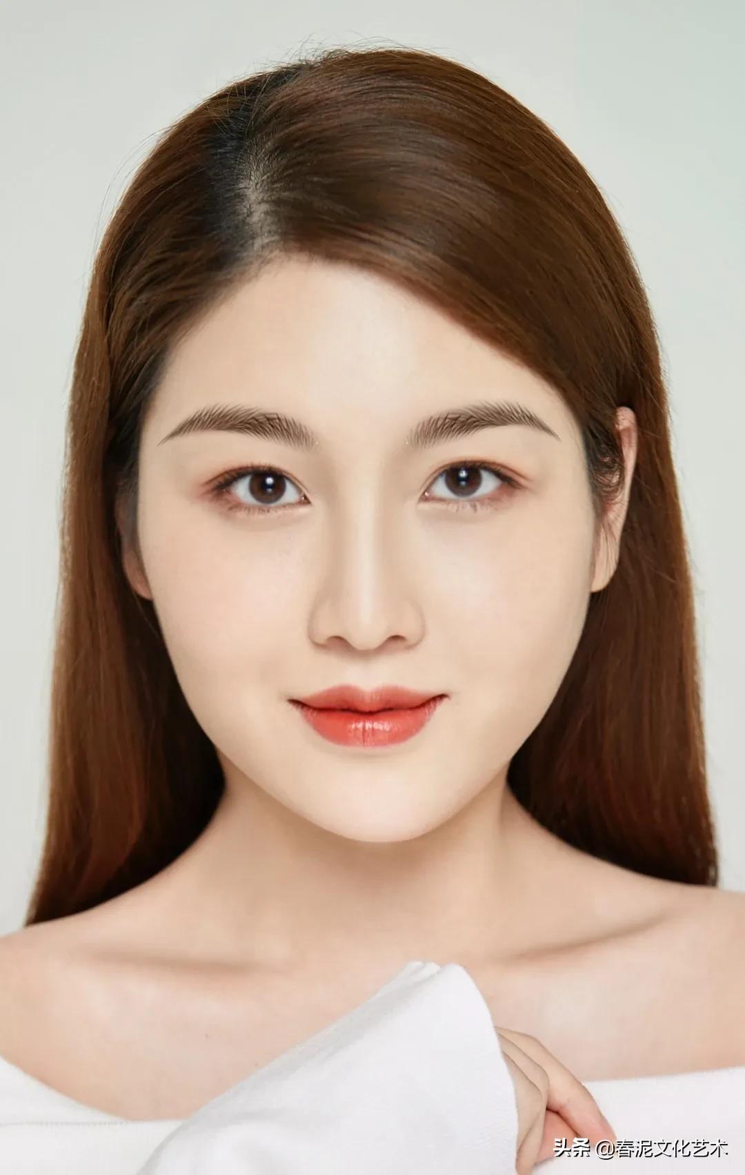 不同肤质纹绣操作视频,平眉画法教程纹绣