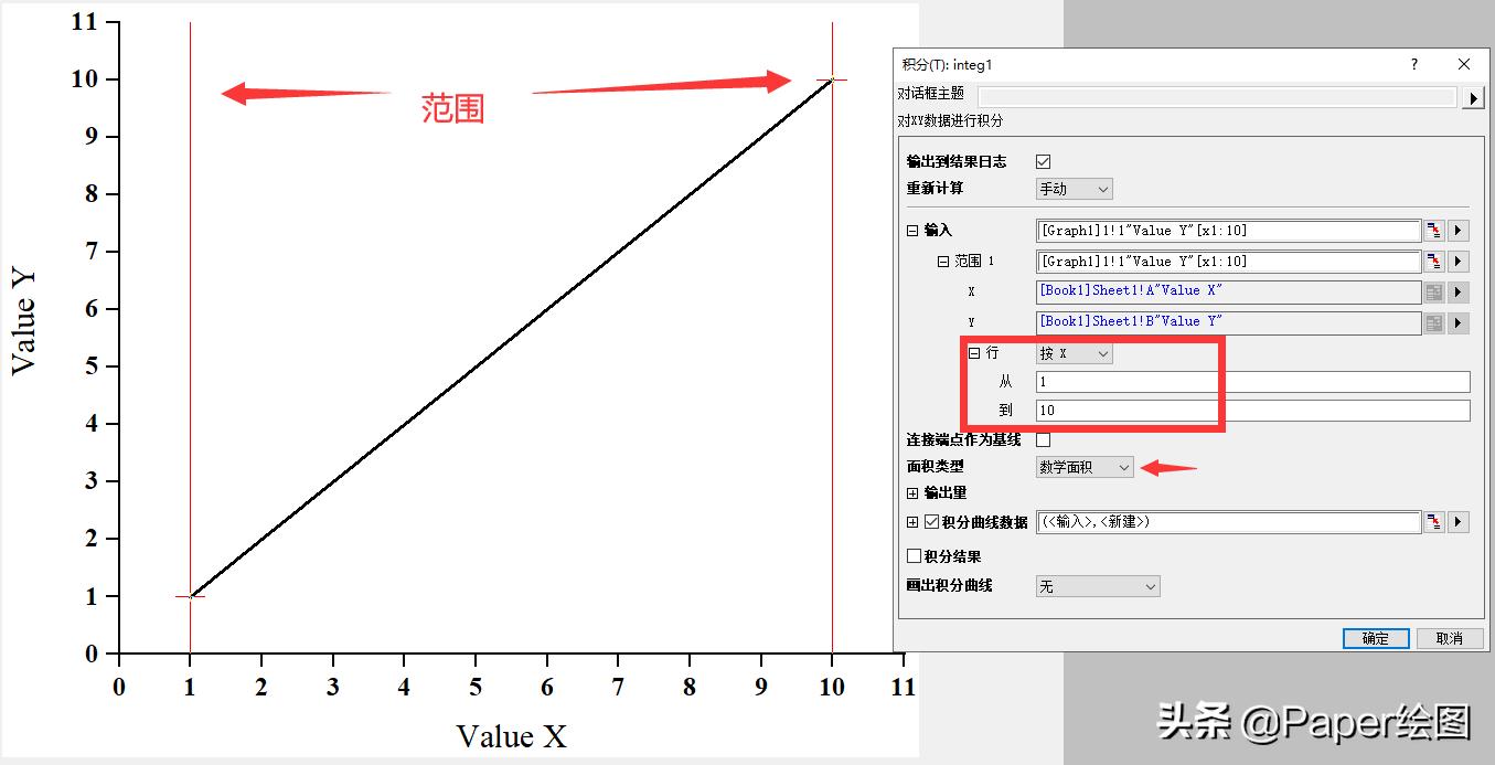 origin怎么算曲线面积,origin怎么计算曲线下的面积