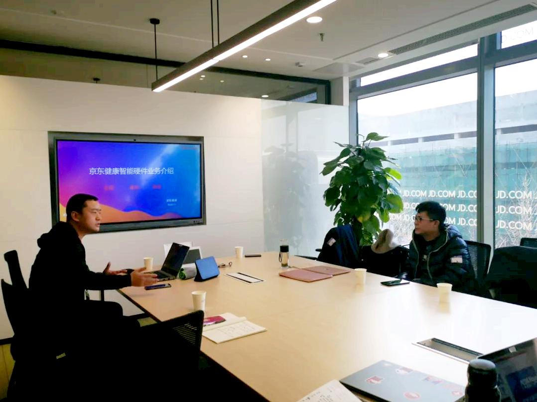 康源集团董事长杨柳一行受邀参观考察京东健康