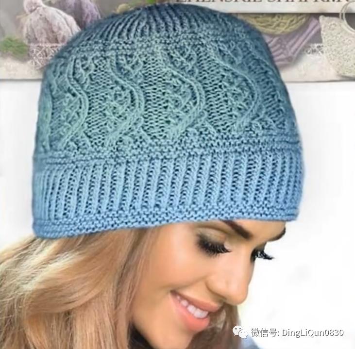 针织帽子简单款好看的,纯手工针织年轻人戴的帽子教程