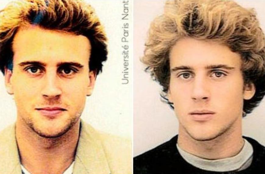 马克龙多少岁与布丽吉特结婚,马克龙年轻时照