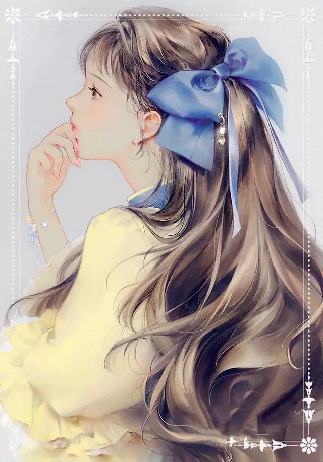 浓重的日式古风插画可爱又迷人,超有故事感的古风中国风插画