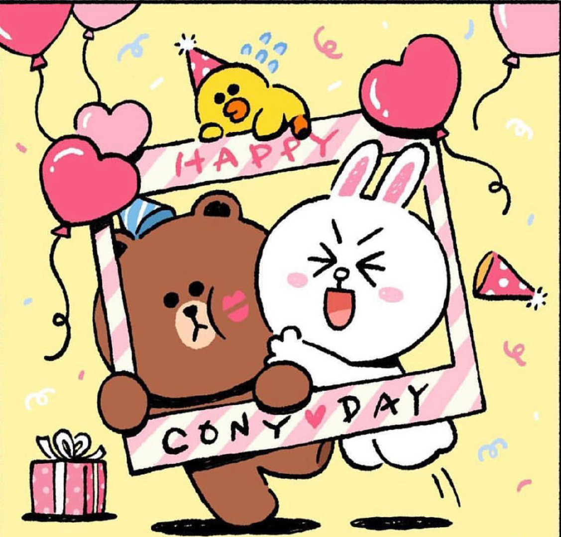 布朗熊和可妮兔新年头像,布朗熊与可妮兔头像可保存