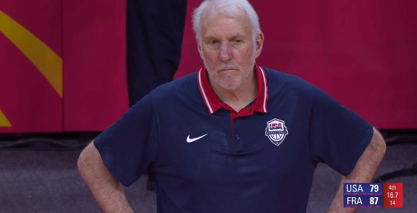 科比太有远见了，法国爆冷击败美国，明年或逼出最强梦之队