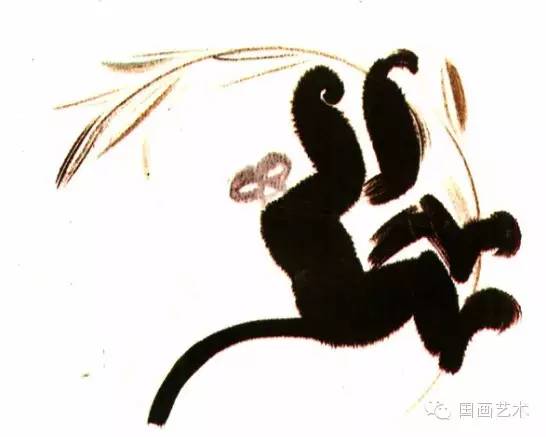 韩美林作品猴,韩美林画猴子视频教程