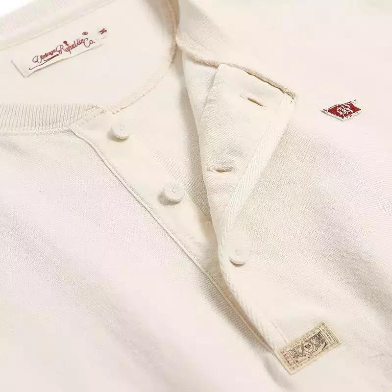 亨利领复古穿搭,高端男士亨利领中袖